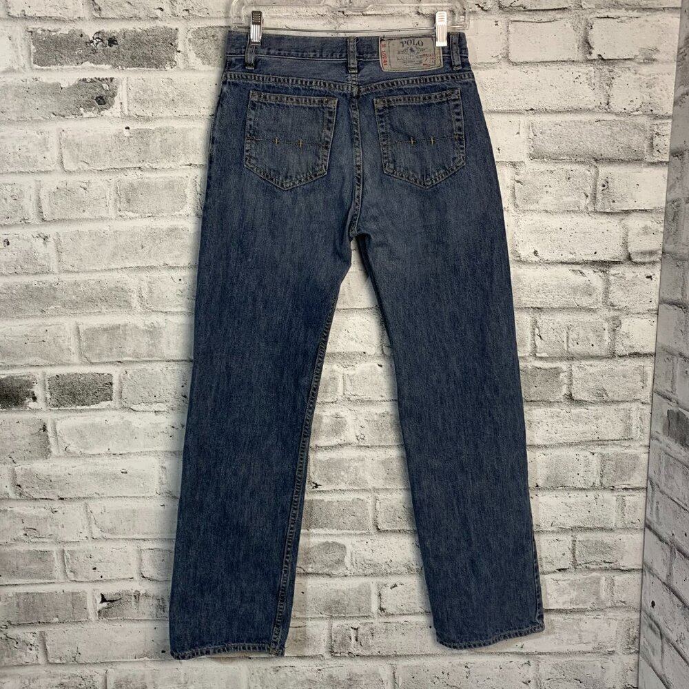 Polo Ralph Lauren Vintage 867 Jeans Classic Fit Straight Leg Medium Wash Denim